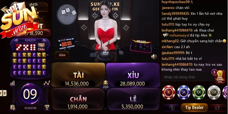 Tài xỉu Sunwin hiện nay là điểm đến lý tưởng cho tín đồ đam mê cá cược